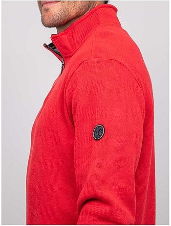 Sweat col montant zippé wirubon