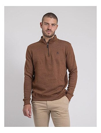 Sweat col montant zippé WOMPOU