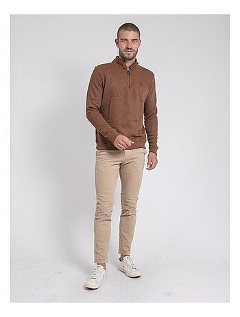 Sweat col montant zippé WOMPOU