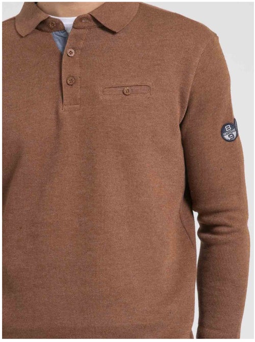 Sweat col polo WIREX - Kiabi