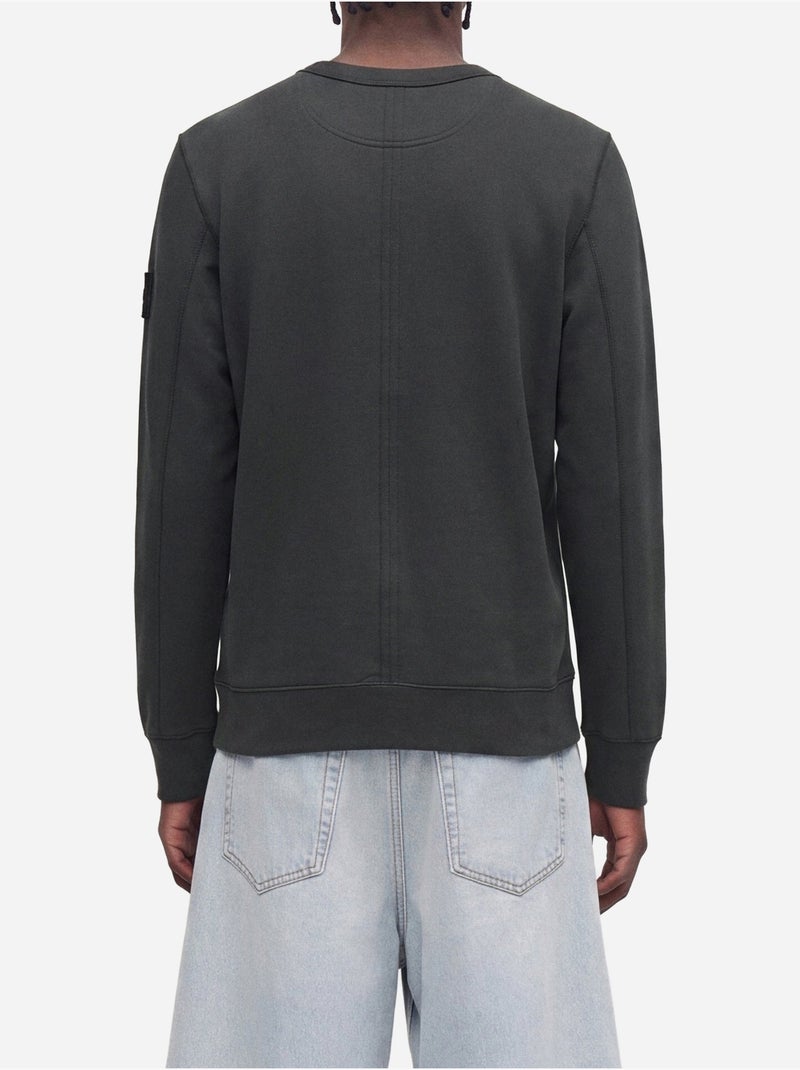 Sweat col rond - calvin klein Noir - Kiabi