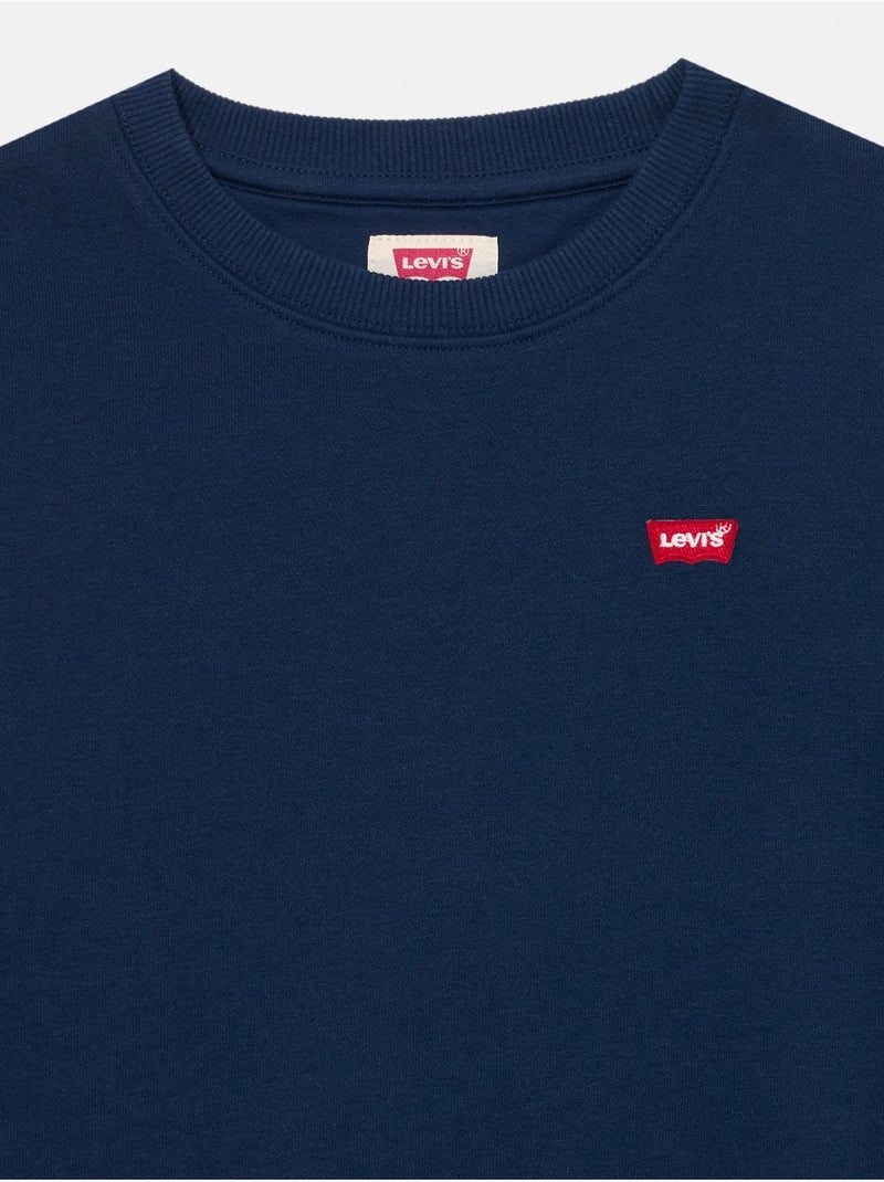 Sweat col rond - levi's kids Bleu - Kiabi