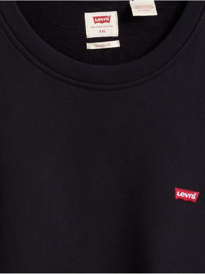 Sweat col rond - levi's Noir - Kiabi
