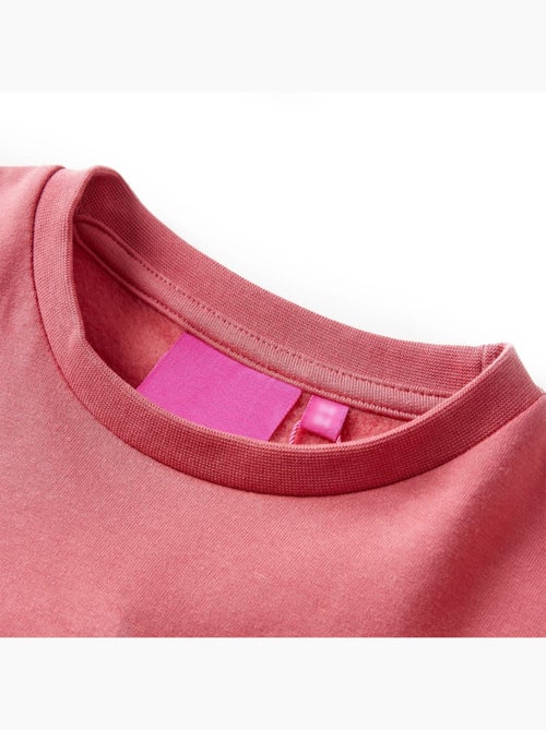 Sweat col rond color block en coton - vidaxl - Kiabi