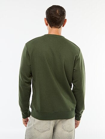 Sweat col rond en coton