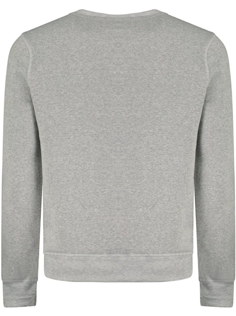 Sweat col rond ganteak – canadian peak Gris clair - Kiabi