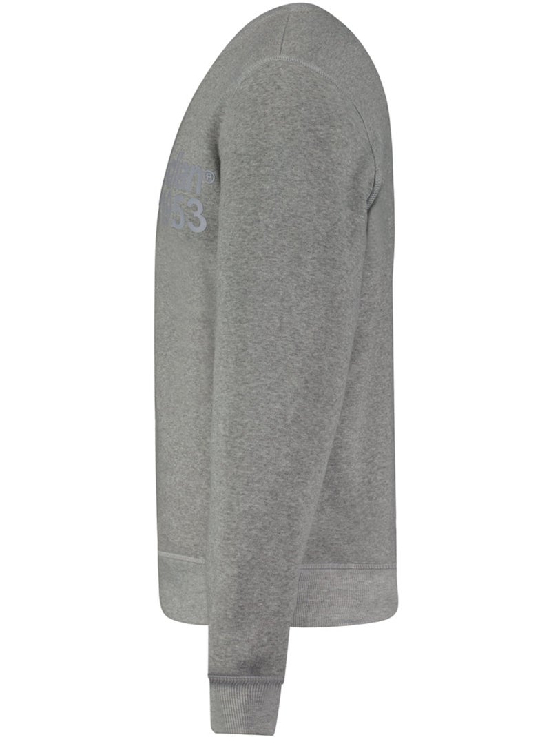 Sweat col rond ganteak – canadian peak Gris clair - Kiabi