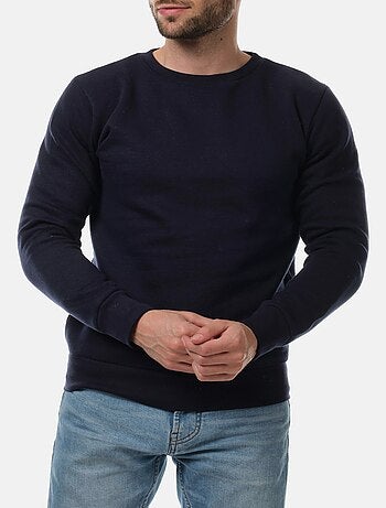 Sweat col rond uni