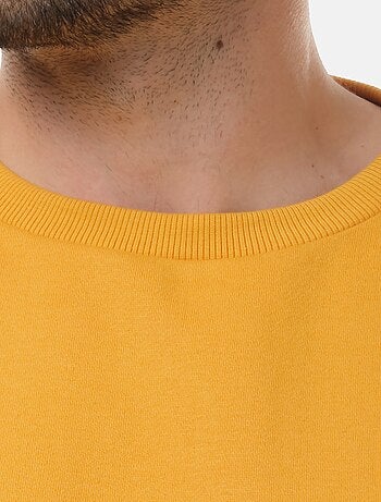 Sweat col rond uni