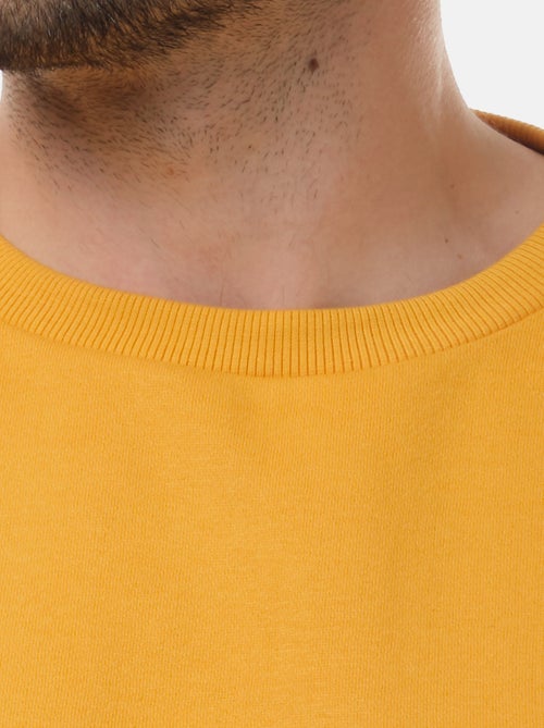 Sweat col rond uni - Kiabi