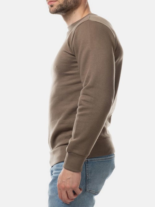 Sweat col rond uni - Kiabi