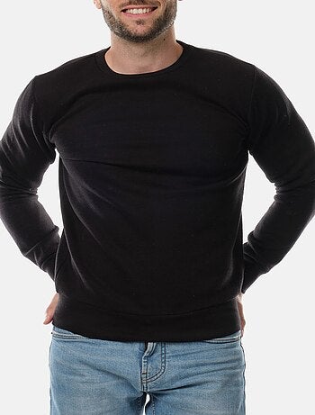 Sweat col rond uni