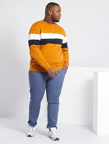 Sweat color block éco-conçu