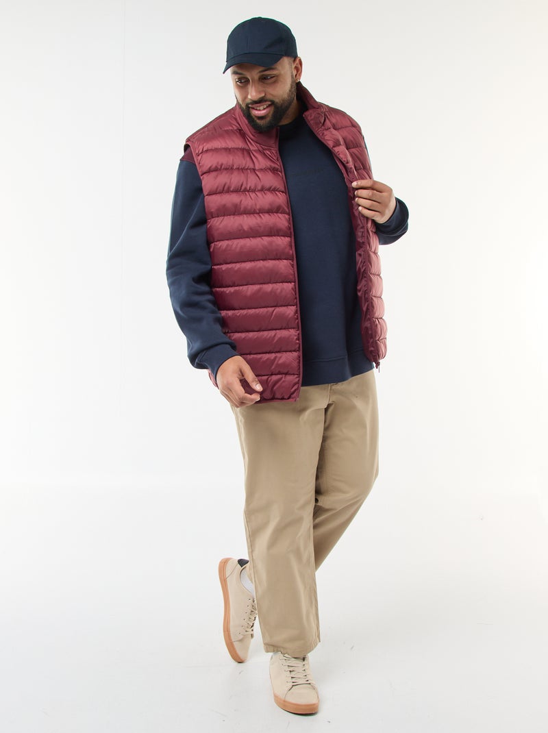 Sweat colorblock en molleton Bleu - Kiabi