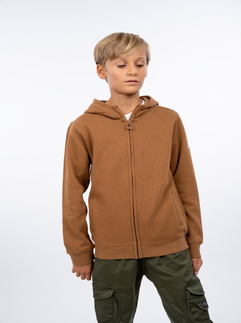 Sweat COOL Marron caramel - Kiabi