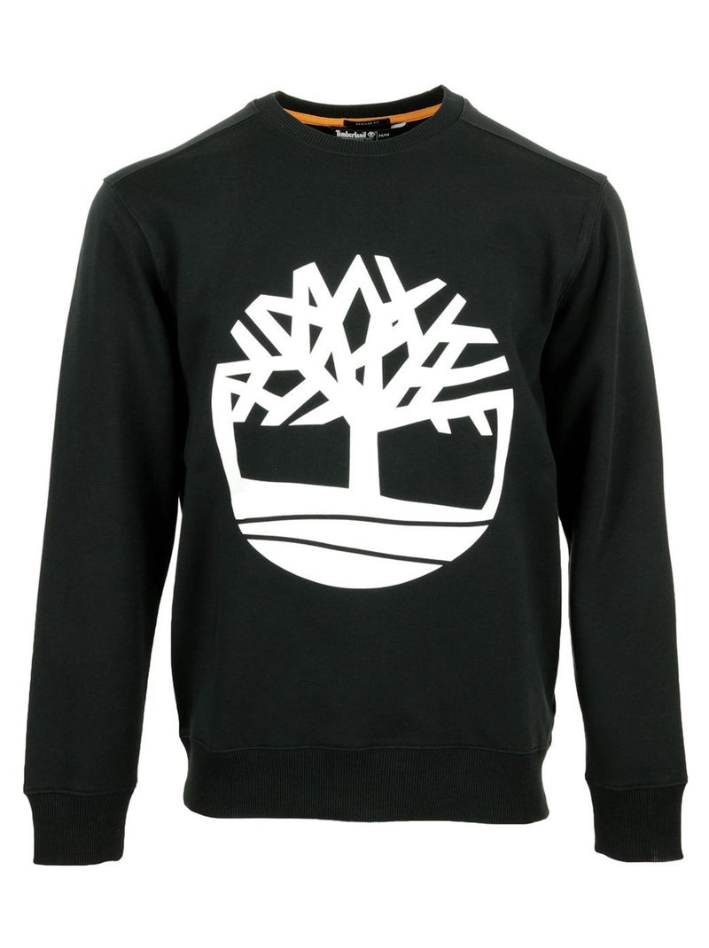 Sweat Core Logo Crew Noir Blanc - Kiabi