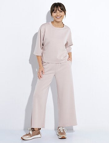 Sweat coupe confort avec manches 3/4 - Afibel