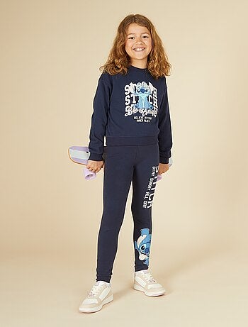 Sweat coupe courte 'Stitch'