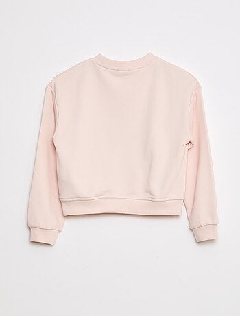 Sweat coupe courte 'Stitch'