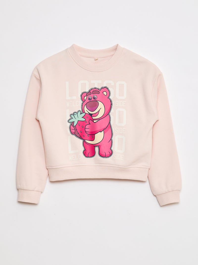Sweat coupe courte 'Lotso' Rose - Kiabi