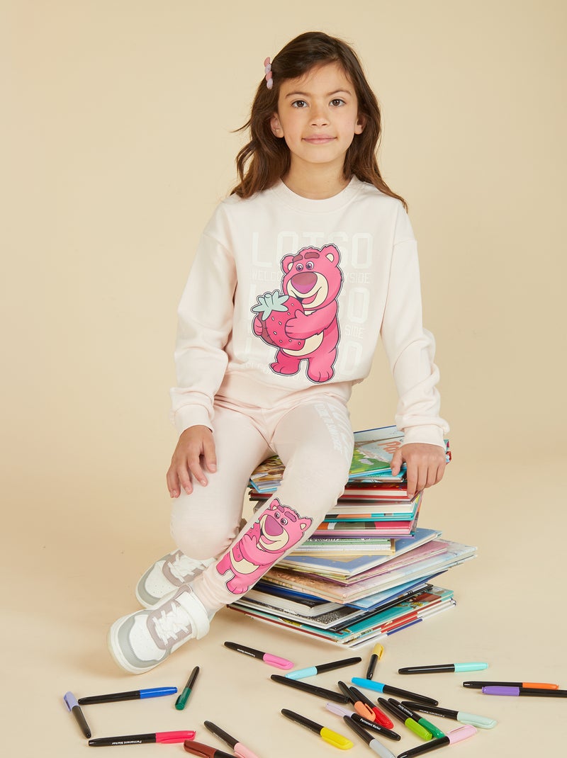 Sweat coupe courte 'Lotso' Rose - Kiabi