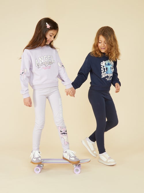 Sweat coupe courte 'Stitch' - Kiabi