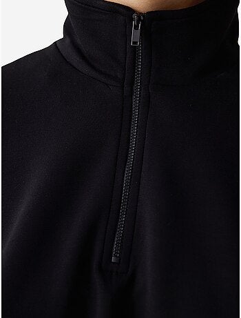 Sweat court à col montant silky feel penti