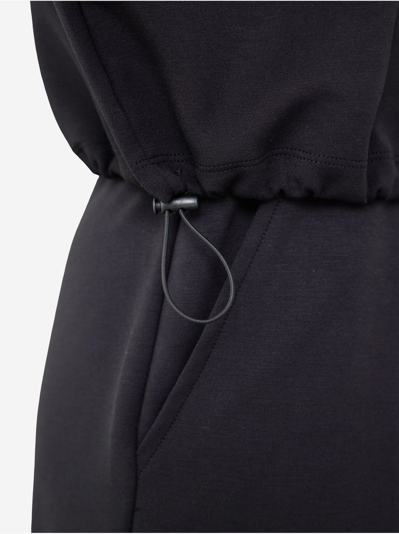 Sweat court à col montant silky feel penti Noir - Kiabi