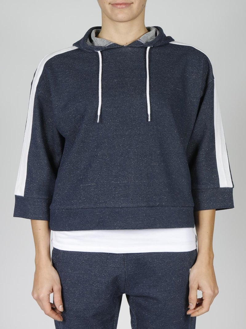 Sweat court loose CLARIE 'Rica Lewis' Bleu - Kiabi