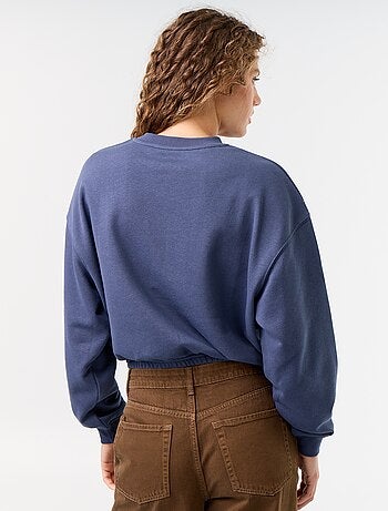 Sweat crop top