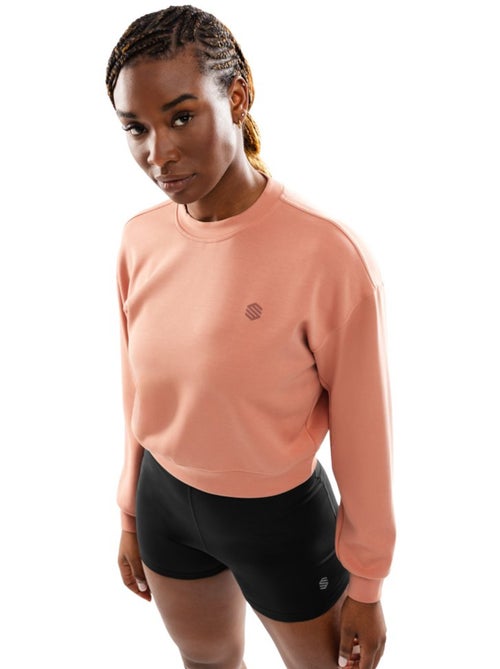 Sweat crop top fitness femme fitness femme pinnacle - Kiabi Sweat crop top fitness femme fitness femme pinnacle - Kiabi