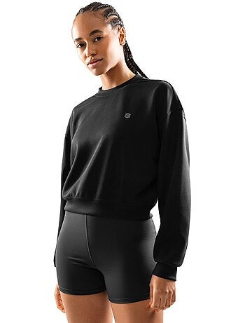 Sweat crop top fitness femme fitness femme studio