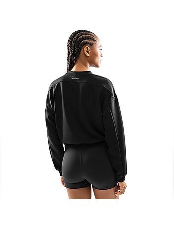 Sweat crop top fitness femme fitness femme studio
