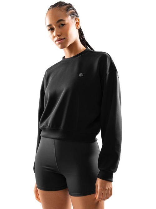 Sweat crop top fitness femme fitness femme studio - Kiabi Sweat crop top fitness femme fitness femme studio - Kiabi
