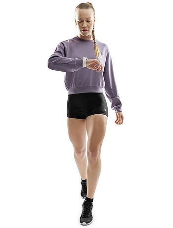 Sweat crop top fitness femme fitness femme zenith