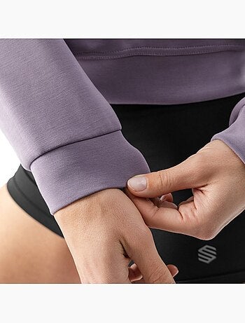 Sweat crop top fitness femme fitness femme zenith