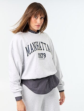 Sweat crop top