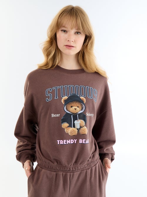 Sweat crop top - Kiabi