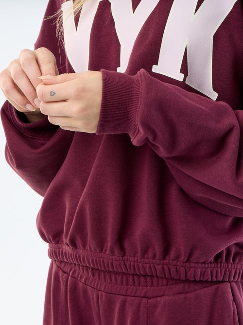 Sweat crop top - Kiabi