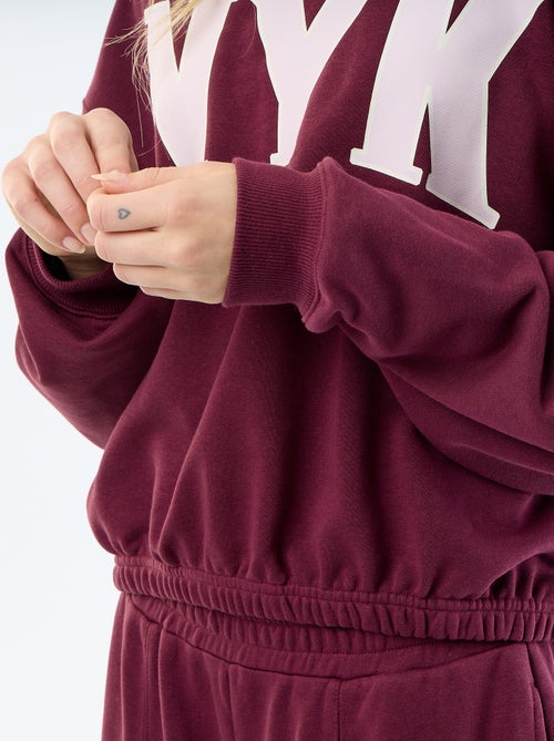 Sweat crop top - Kiabi