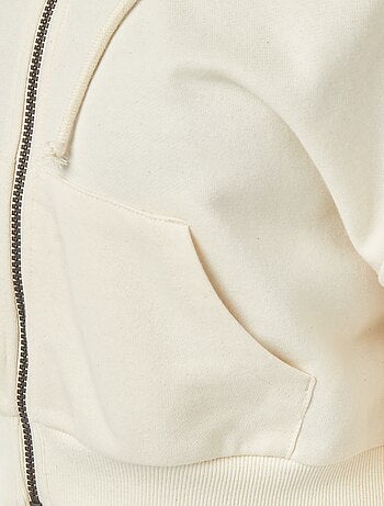Sweat cropped à capuche