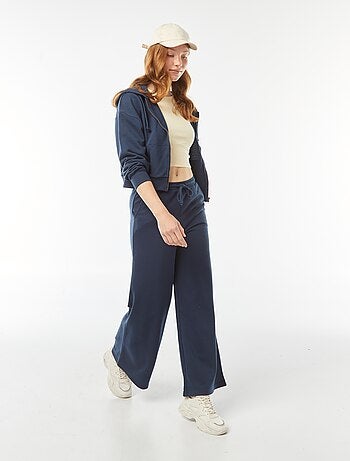 Sweat cropped à capuche