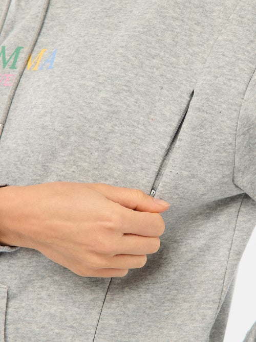 Sweat d'allaitement à capuche - Kiabi