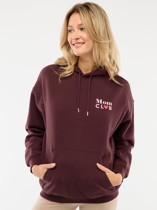 Sweat d'allaitement à capuche - Kiabi
