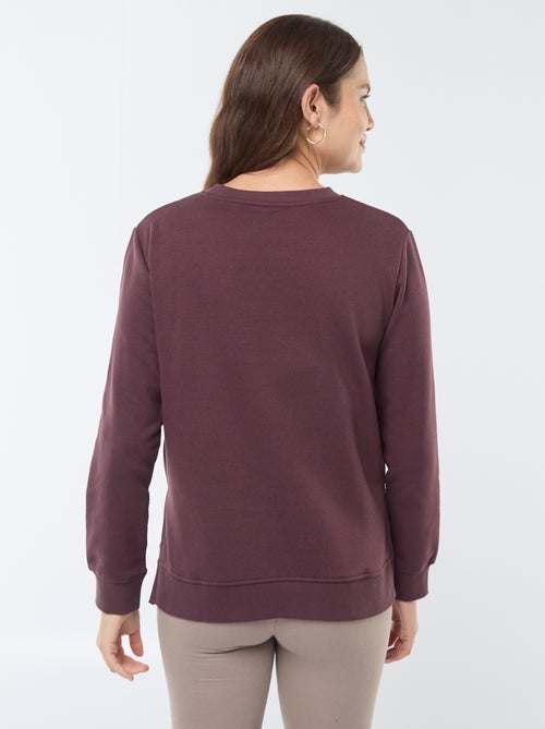 Sweat d'allaitement à message - Kiabi