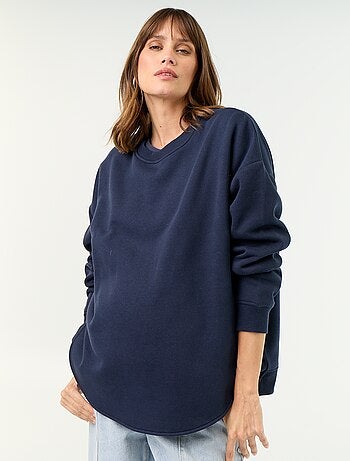 Sweat d'allaitement avec ouverture croisée