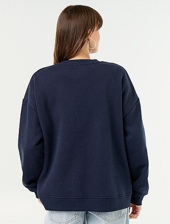 Sweat d'allaitement avec ouverture croisée