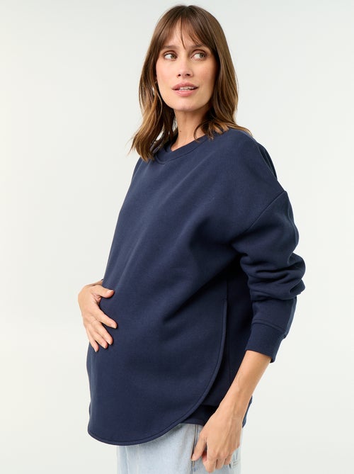 Sweat d'allaitement avec ouverture croisée - Kiabi