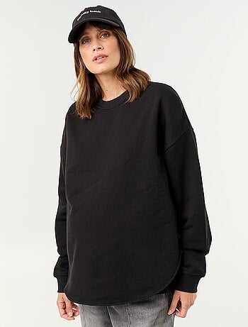 Sweat d'allaitement avec ouverture croisée