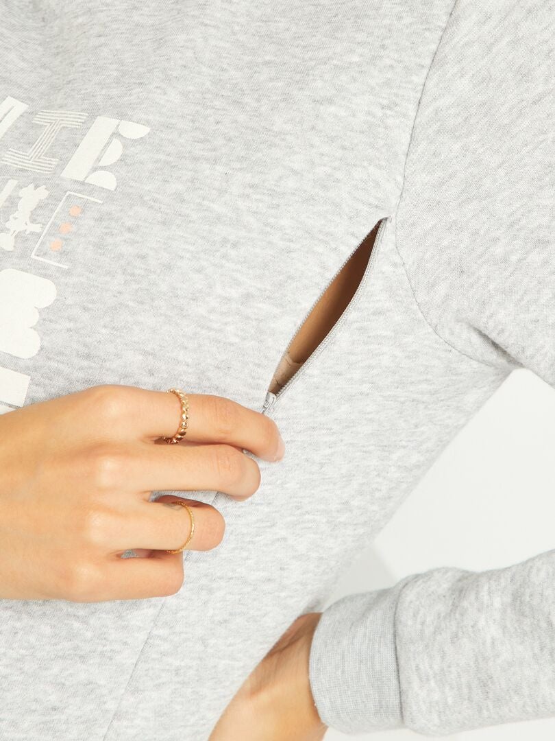 Sweat d'allaitement 'Disney' Gris - Kiabi